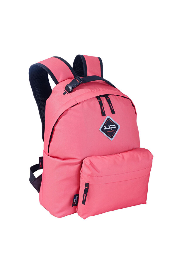 Backpack 1 compartment 2 removable pockets 1 strap Pink - 1