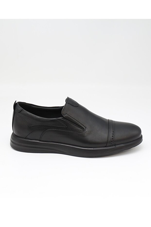 2917 Black Genuine Leather Anatomical Casual Men's Shoes