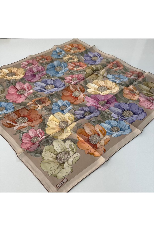 2026 Autumn-Winter Season Pure Sura Silk Scarf Pku9403