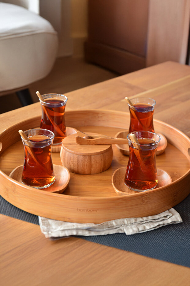 صينية تقديم دائرية مقاس 35 سم - 3