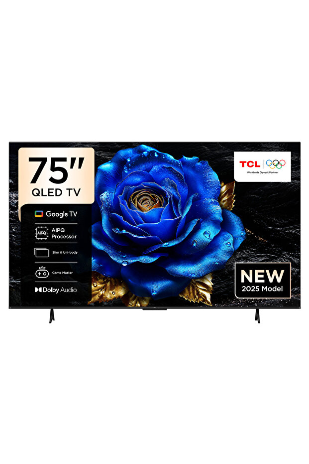 TCL 75T6C 75" 190 Ekran Uydu Alıcılı 4K Ultra HD Smart QLED Google TV