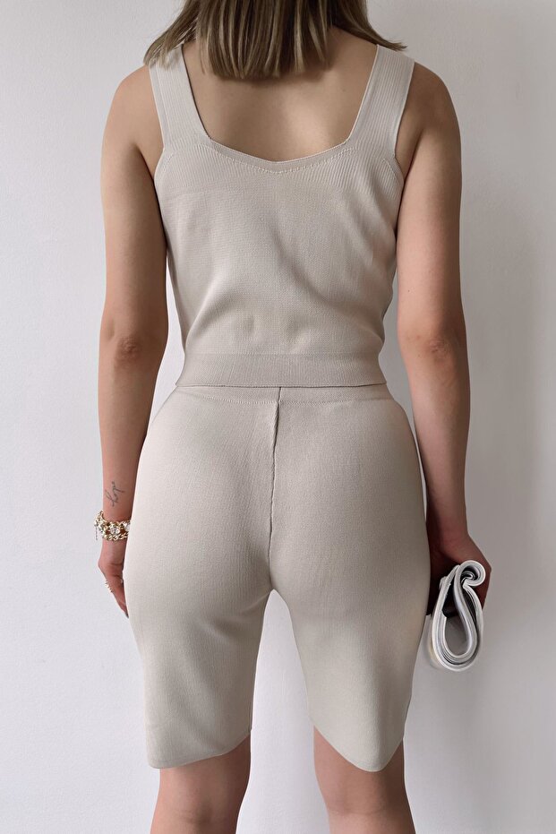 Triko Şort Takım-Taş - 3