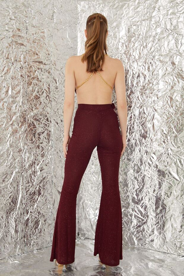 İspanyol Paça Takım-Bordo - 3