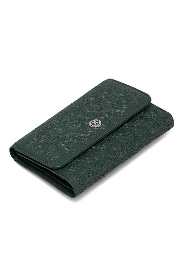 Green Genuine Leather Women's Wallet - S1Cb00005788-N8U