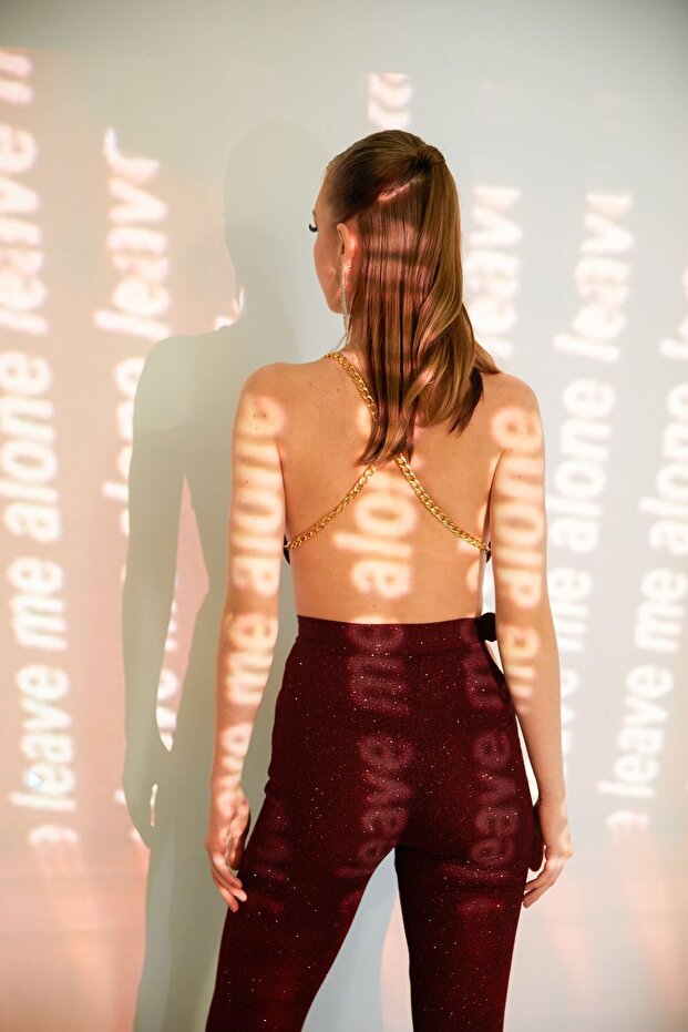 İspanyol Paça Takım-Bordo - 4