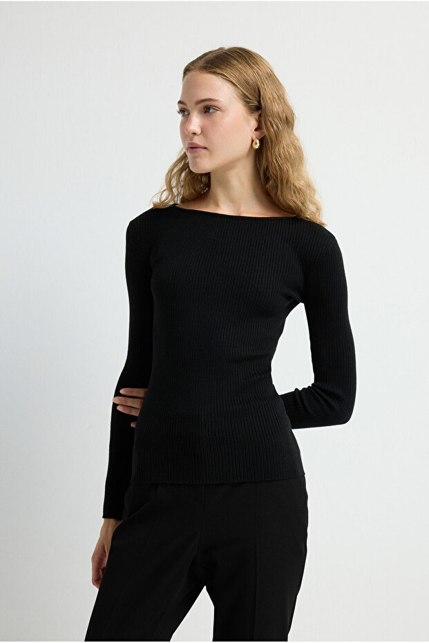 Fitilli Basic Triko Kazak - 5