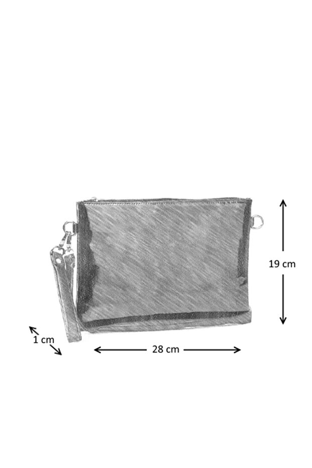 Pullu Paris 275 Kadın Clutch Çanta - 2