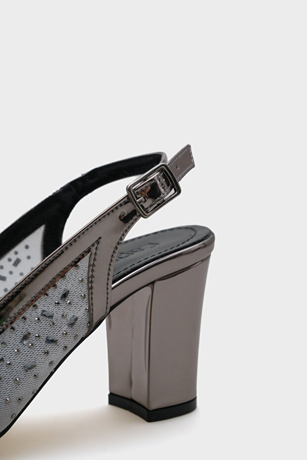 Nona 145 damskie buty na wysokim obcasie z odkrytymi plecami - 3