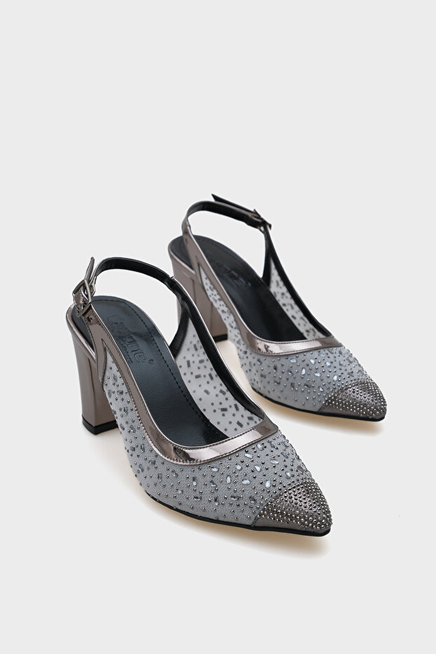 Nona 145 damskie buty na wysokim obcasie z odkrytymi plecami - 1