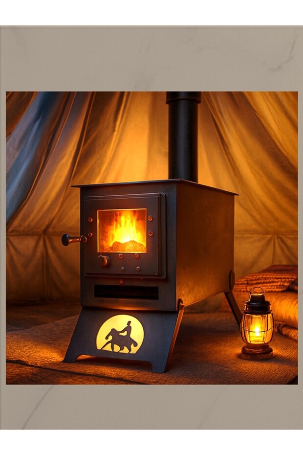 TAK MANGAL GRUBU-KAMP SOBASI -ÇADIR SOBASI-odun sobası yakıtlı - 1