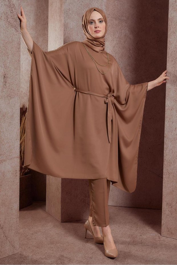 Belted Trousers Suit 44424