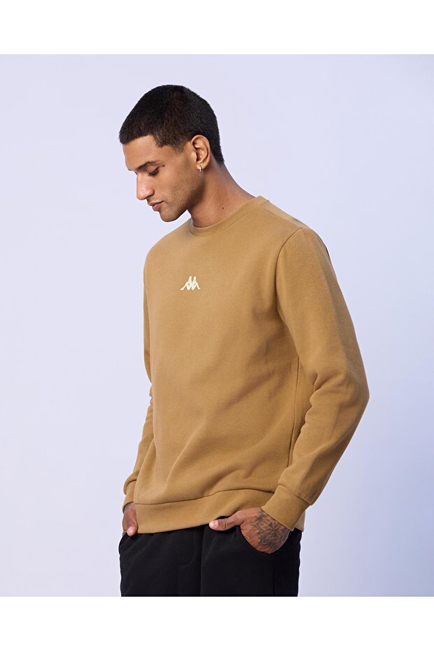 Antonio Erkek Bej Regular Sweatshirt - 4