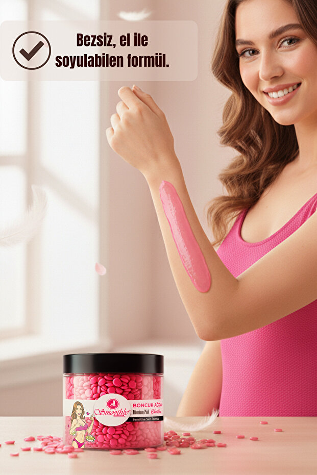 2 x Pudralı Soyulabilen Boncuk Ağda + Premium Ağda Isıtıcı Makine + Ağda Yağı+ Spatula Seti - 7