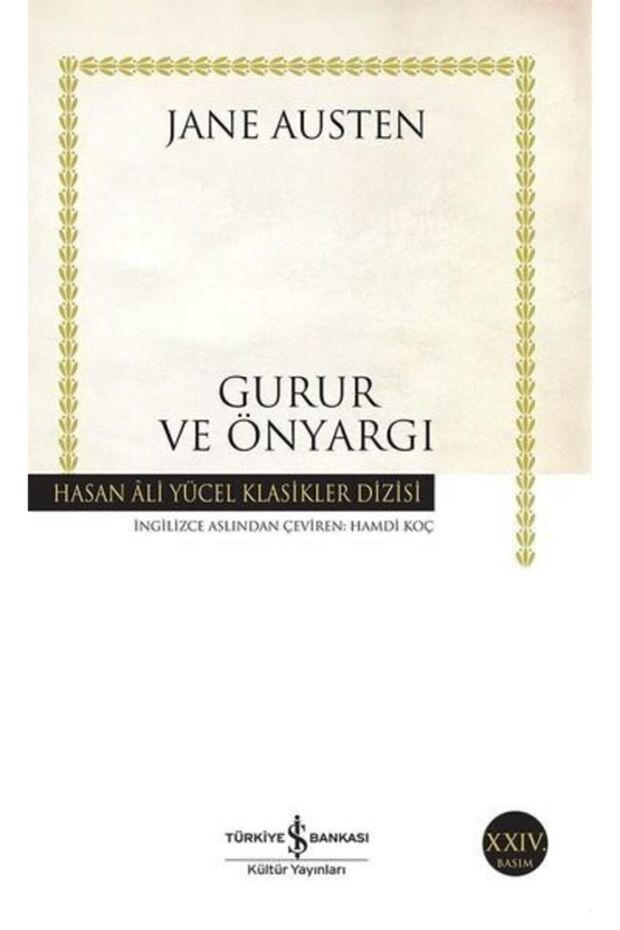Gurur Ve Önyargı (K.Cover) Jane Austen 9789754587029