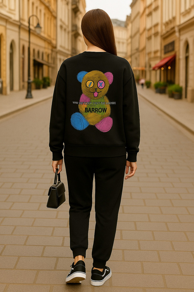 سويت شيرت تيدي بير بيس قصة فضفاضة - 3