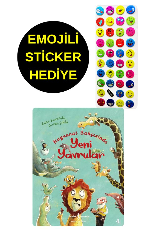 Emoji Sticker Gift - Preschool Picture Books Tale - Babies New in the Zoo