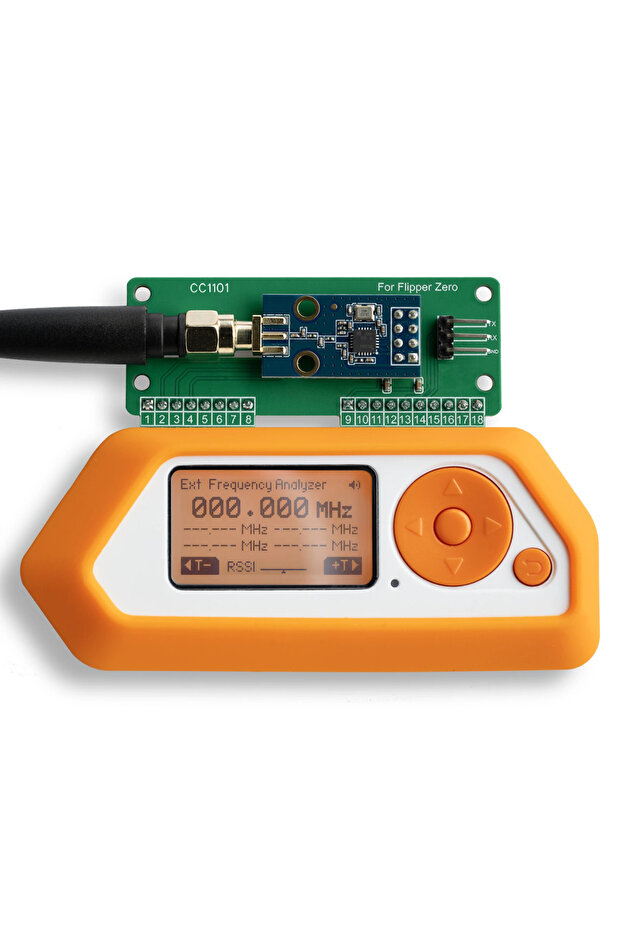 External Module CC1101 + Silicon Case for Flipper Zero -Extends Range+1 Secreen Film + 2 Rfid Cover - 1