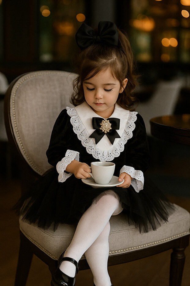 Black Velvet Dress