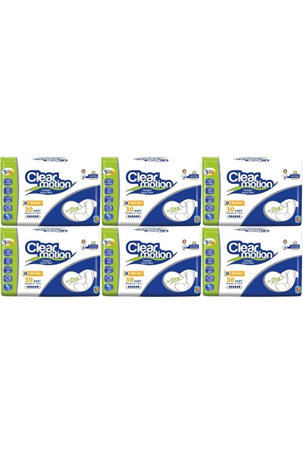 Adult Diapers with Waist Band m - Medium - Medium 180 Pieces (6Pk*30)