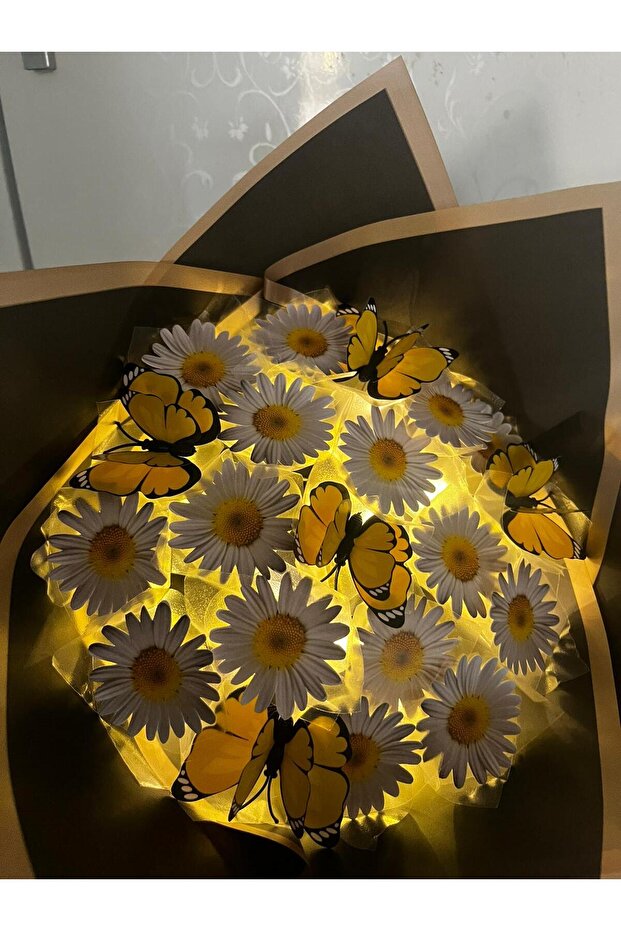 Led Işıklı Papatya Buketi - 1