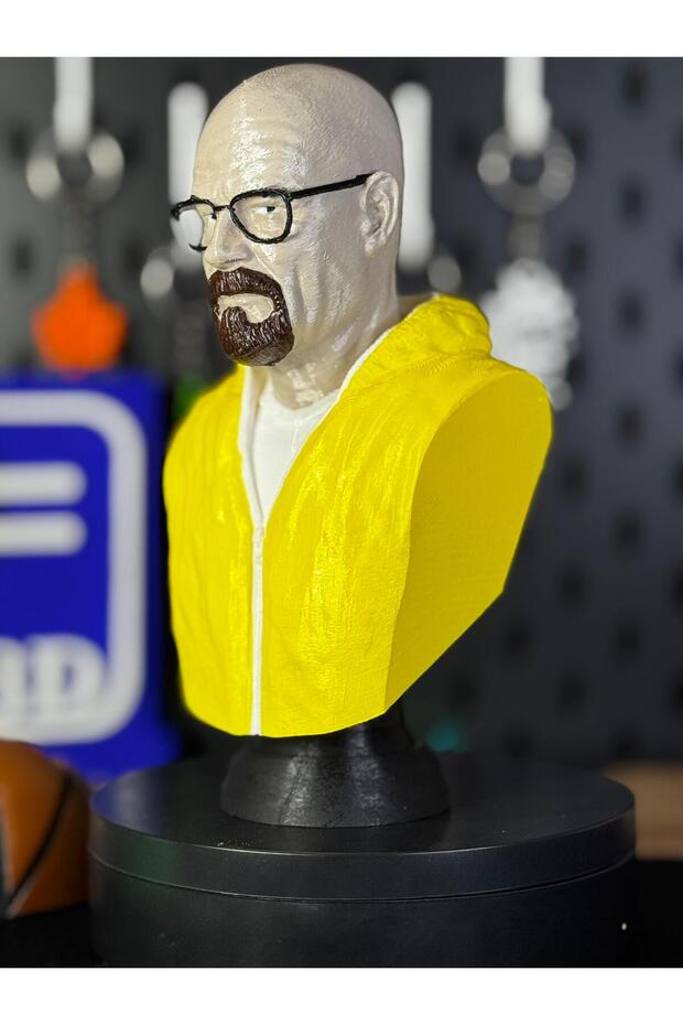 Walter White - Breaking Bad - Büst figür modeli 3d - 5
