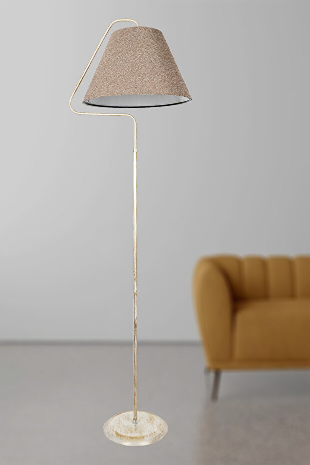 Güven Avize Lambader Coude Krem Sarı Patine K.rengi - 4