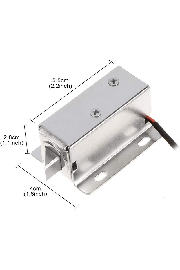 Elektronik Dolap Kapısı Kilidi İçin 12V Dc Solenoit Elektromıknat - 2
