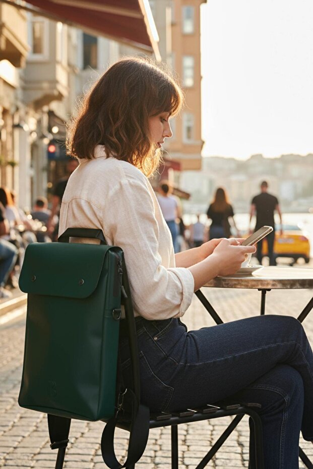 Olive (Olive Green) Dock Structured Backpack - 3