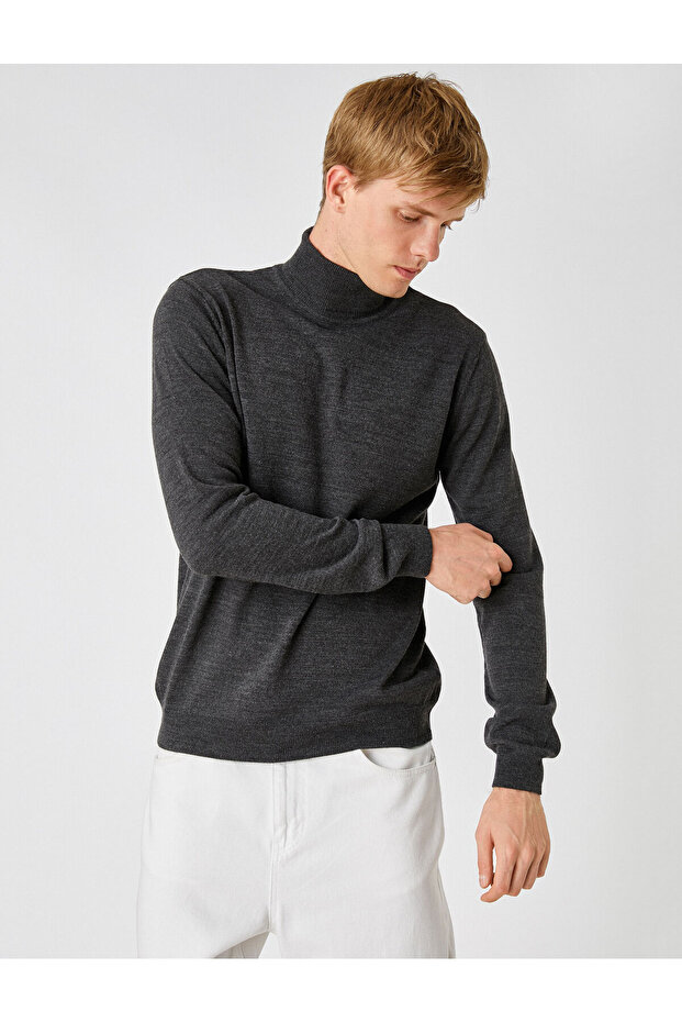 Basic-Rollkragenpullover - 2