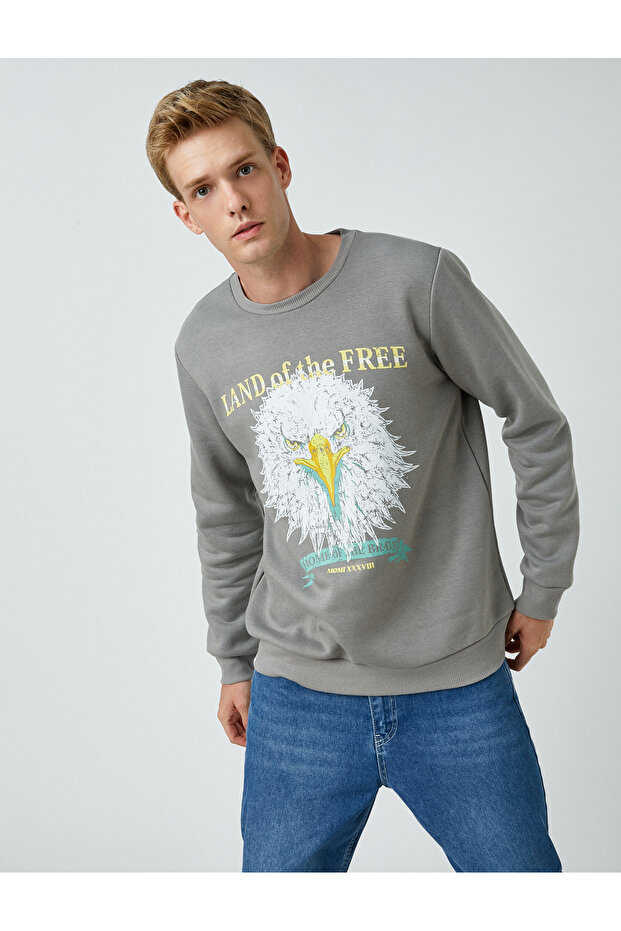 Men's Gray Sweatshirt 3WAM70577MK