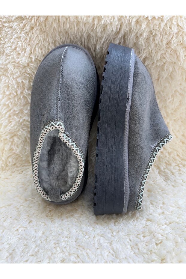 Kadın Şeritli Terlik Kalın Taban - 4