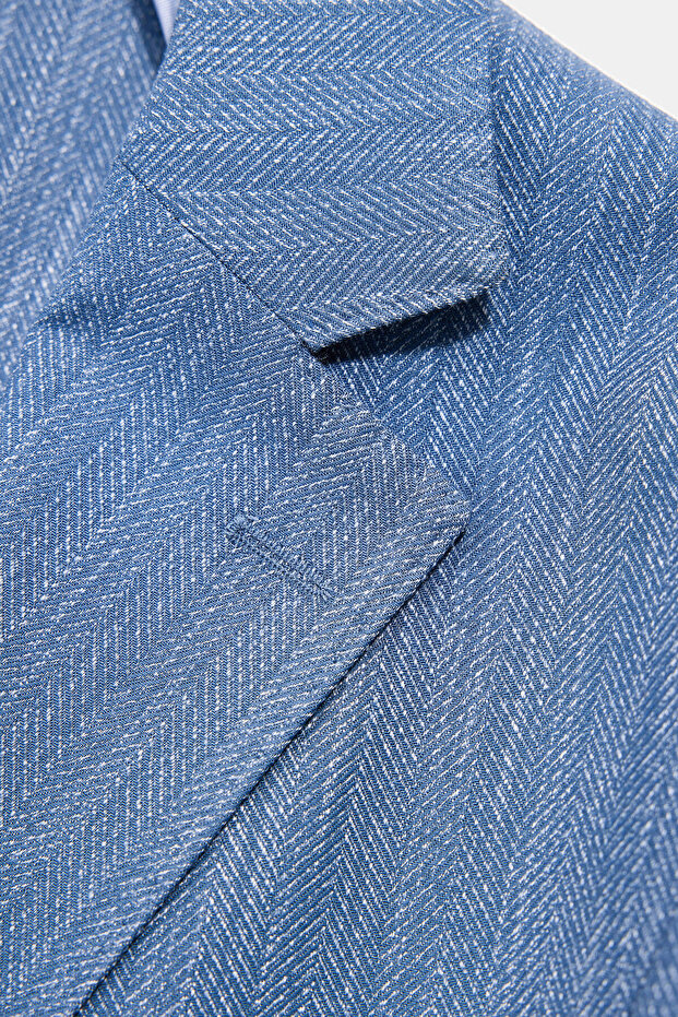 MAVİ DÜĞMELİ CEKET - 4