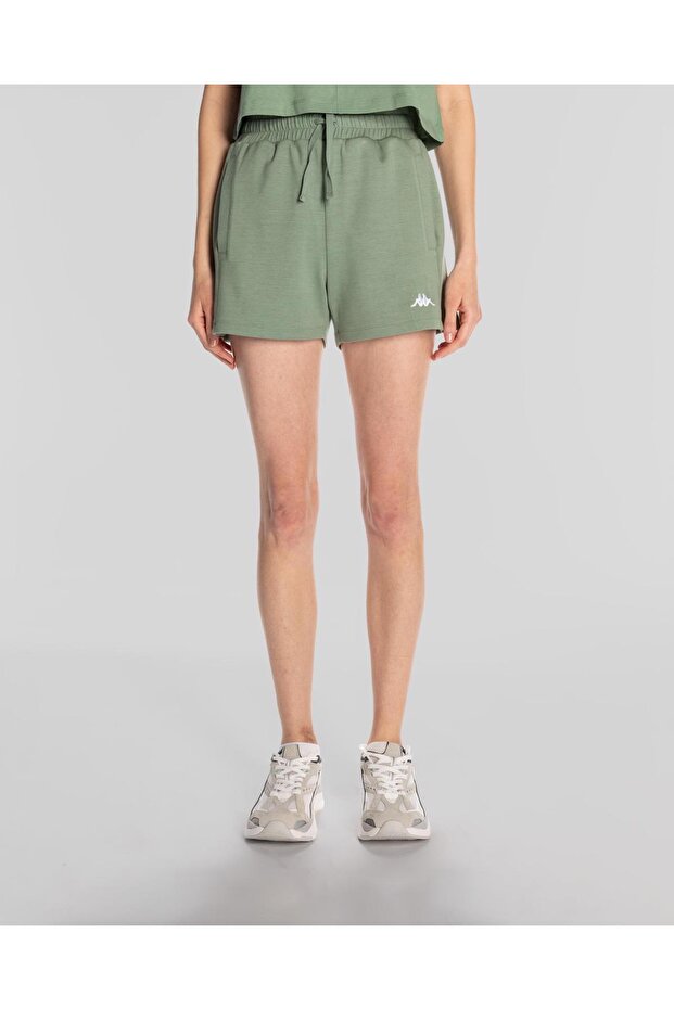 Authentic Sylia Short Kadın Yeşil Regular Fit Şort - 1