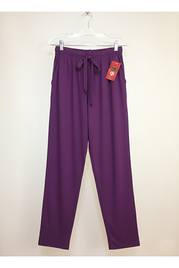 Pocketed Viscose Women's Pajama Bottoms R2