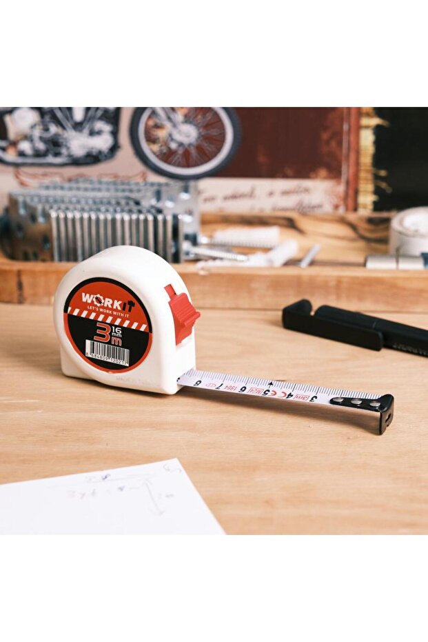 3m x 16mm Şerit Metre - 2