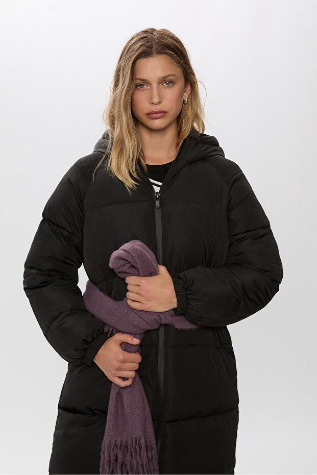 معطف طويل قابل للنفخ - 4