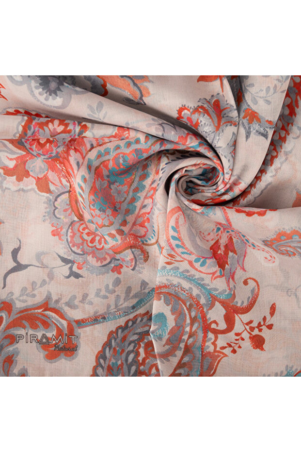 Eșarfă cu model natural - 2