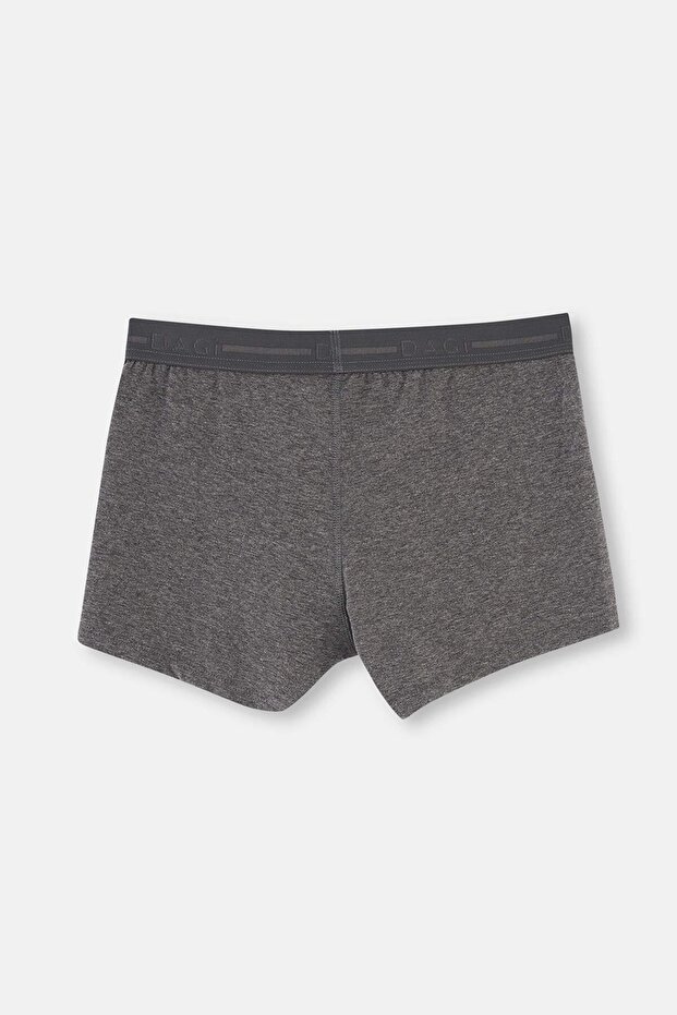 Antrasit-Siyah Compact Düz 3'lü Boxer - 4