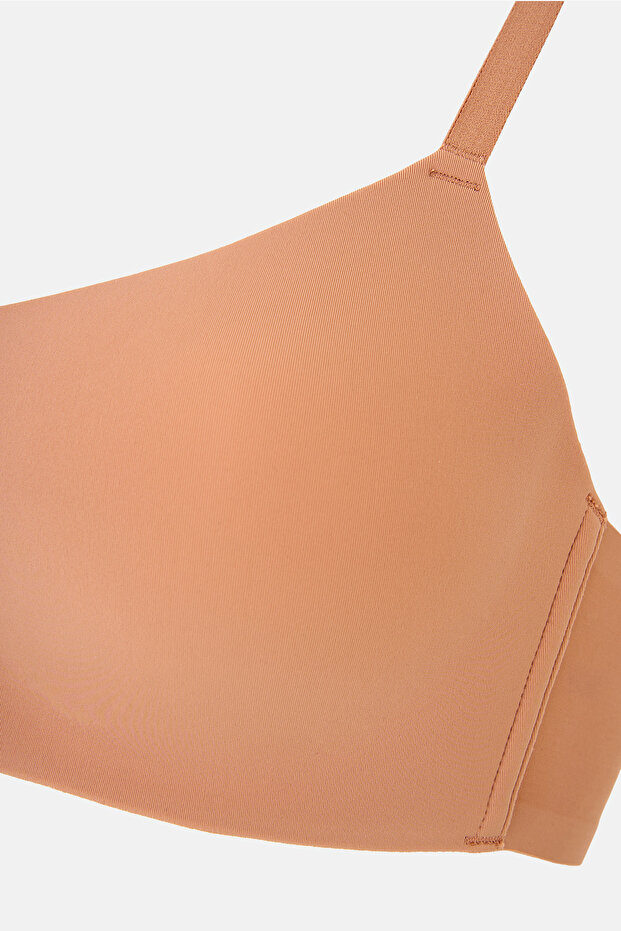 Brown Brown Nitsa Seamless Bra Without Underwire - 8