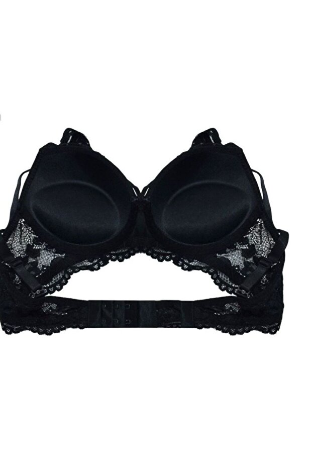 حمالة صدر بتفاصيل دانتيل نصفية ودعامة داخلية - 2