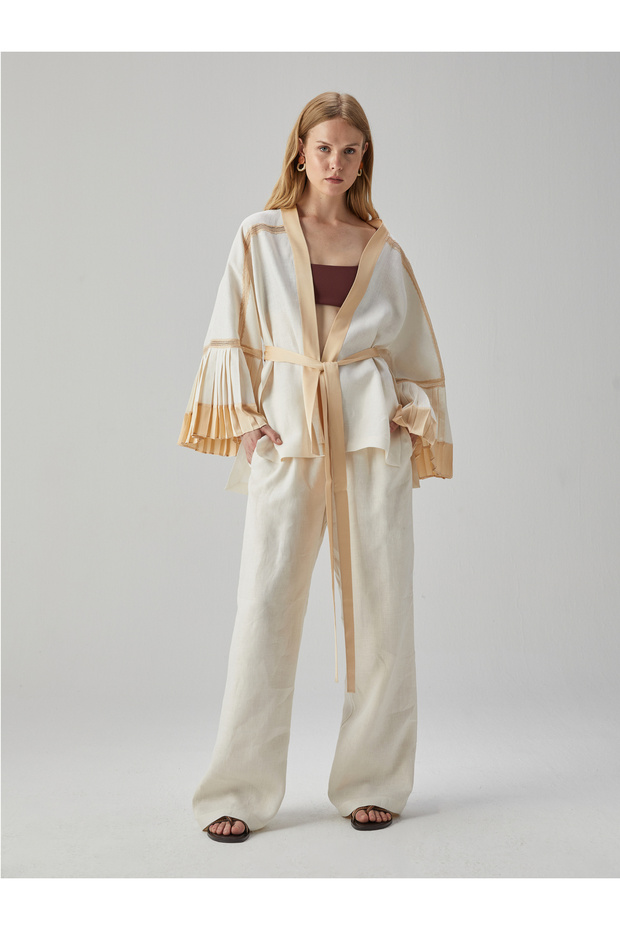 Pilise Detaylı Ceket - 5