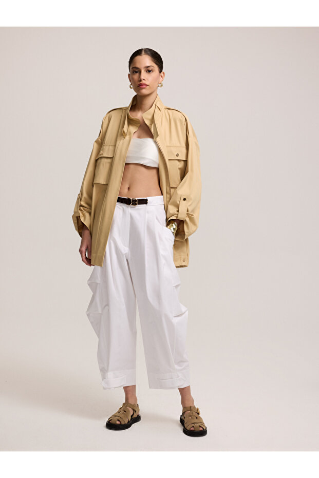 Bej Safari Ceket - 2