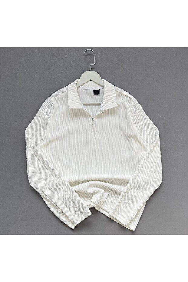 Men's Stand-Up Collar Ottoman Sweatshirt