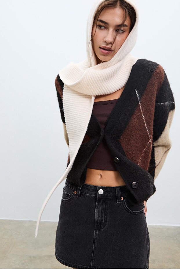 D60 denim mini etek - 1