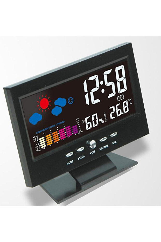 Digital Clock with Thermometer and Display model 8082T - 4