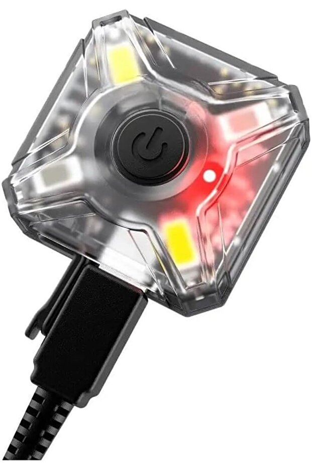 Mini Rechargeable Headlamp, Safety Light with Red and White Outputs, Multiple Modes - 3