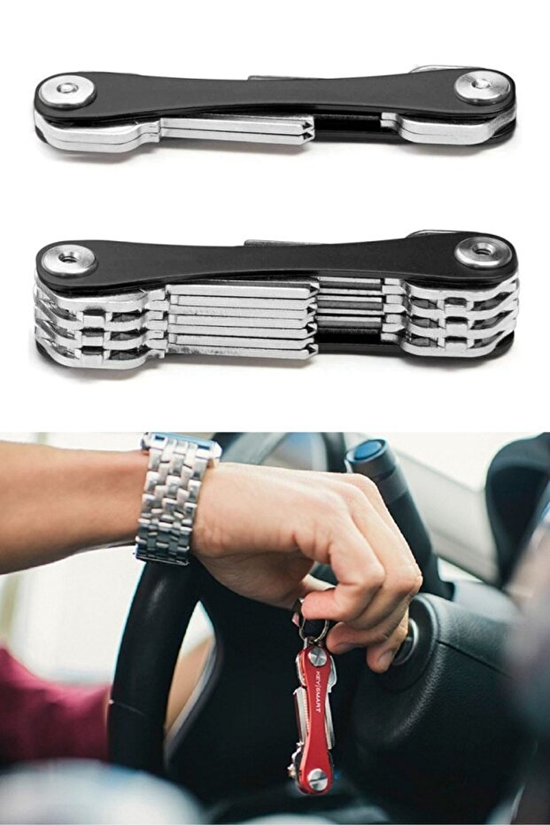 ®   جهاز تنظيم المفاتيح الذكي العملي، جهاز صغير الحجم - 5