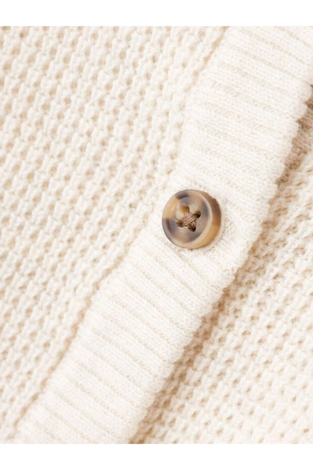 Strickjacke Waffelstrick - 4