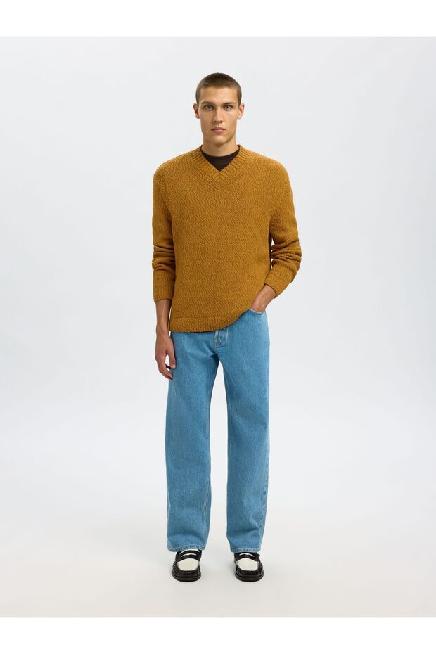 Pullover mit V-Ausschnitt 100% Baumwoll - 6