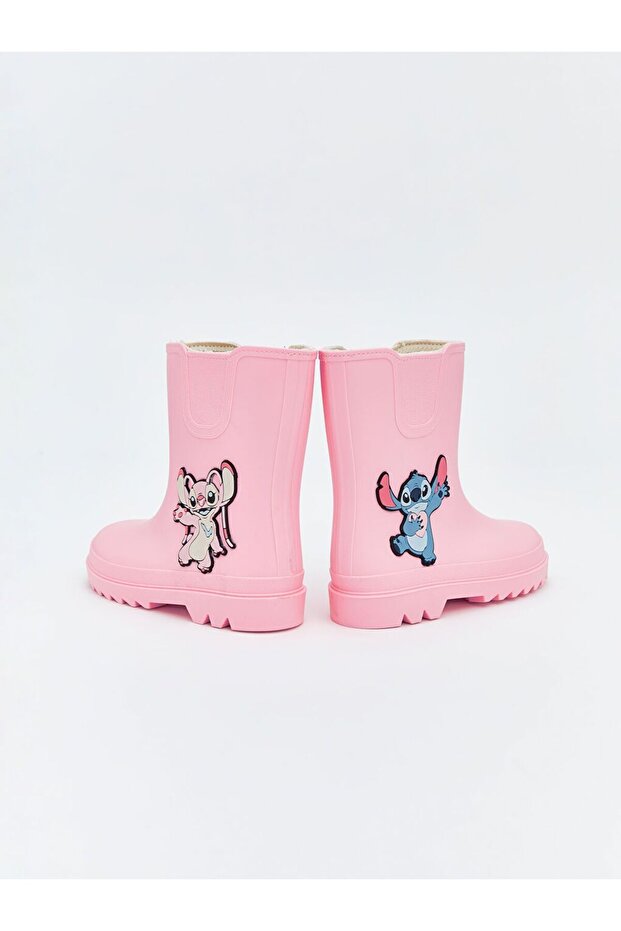 LCW STEPS Stitch Baskılı Kız Çocuk Yağmur Botu - 5